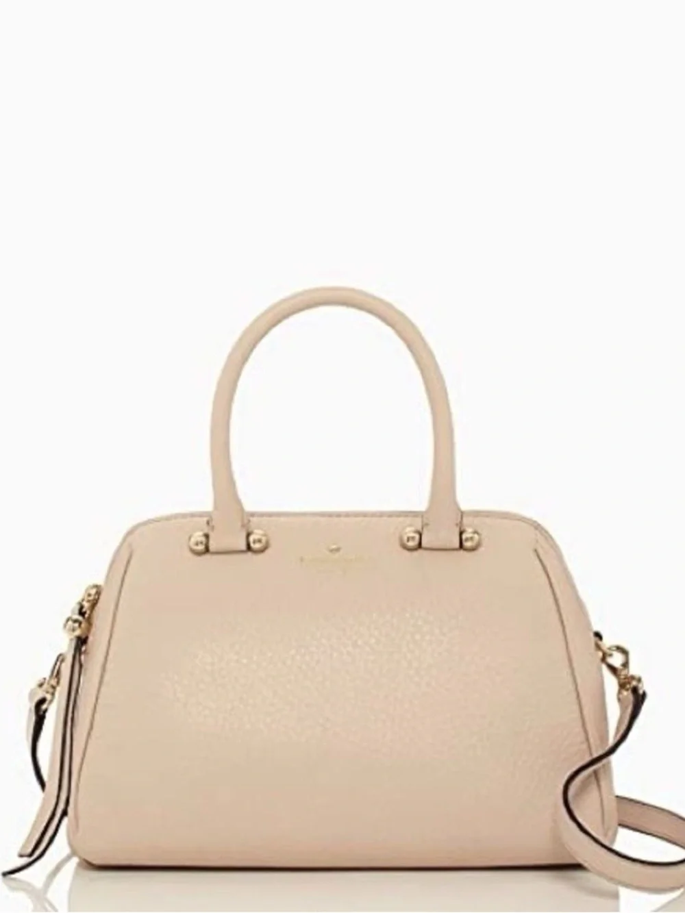 kate spade Charles Street Brantley Leather Satchel in Pebble Preppy Minimalist